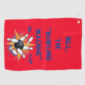De bowlingmachine bowling handdoek (Horizontaal)
