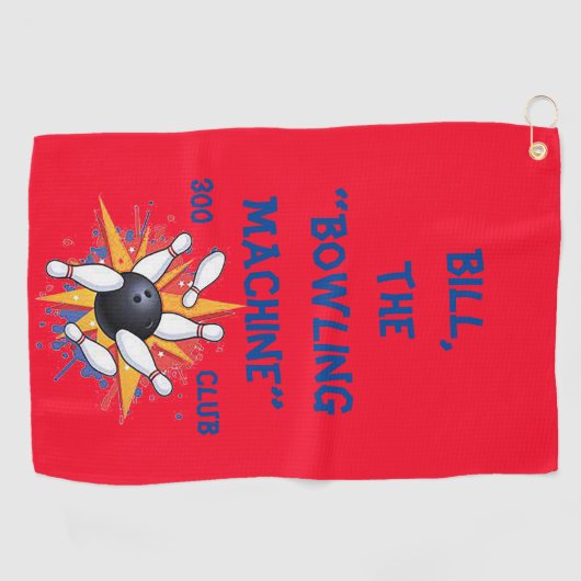 De bowlingmachine bowling handdoek (Horizontaal)
