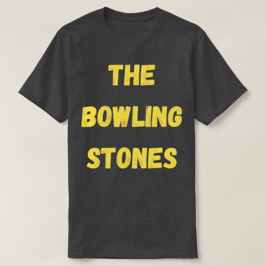 de bowlingstenen 1 t-shirt (Design voorkant)