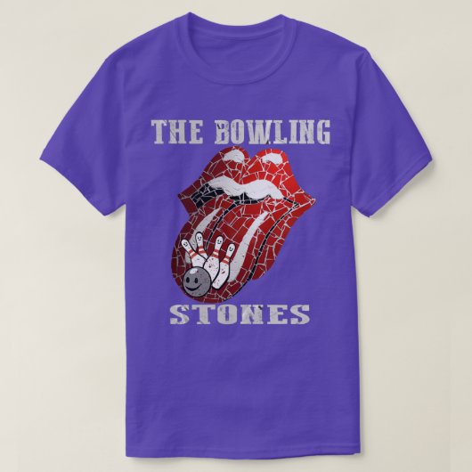 de bowlingstenen grappig cadeau voor bowlingspel T T-shirt (Design voorkant)