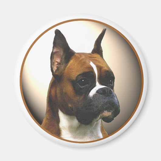De Boxer Dog Magneet (Voorkant)
