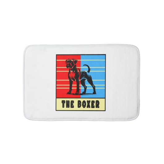 De Boxer - Sterke hond Badmat (Voorkant)