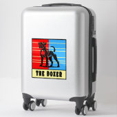 De Boxer - Sterke Hond Sticker (Koffer)