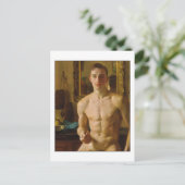 De Boxer van Konstantin Somov Briefkaart (Staand voorkant)