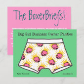 De Boxerbriefs BGBOP's. Briefkaart (Voorkant / Achterkant)