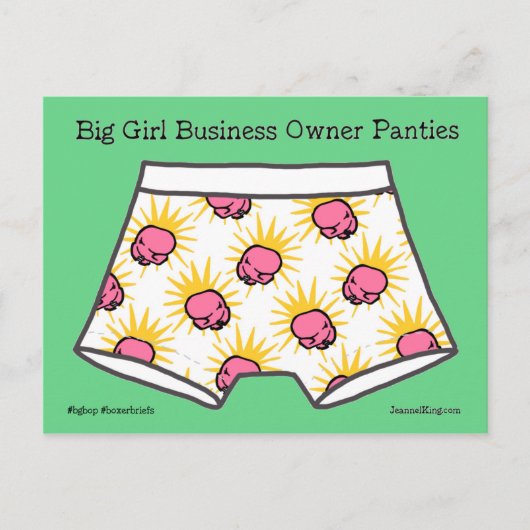 De Boxerbriefs BGBOP's. Briefkaart (Voorkant)