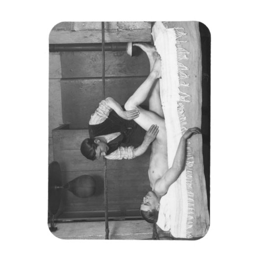 De Boxer's Massage Magneet (Verticaal)