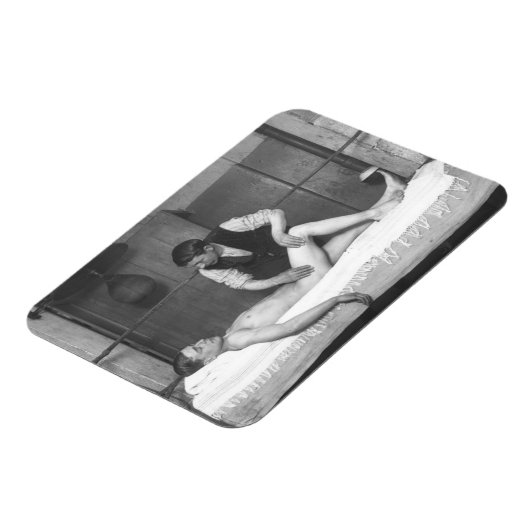 De Boxer's Massage Magneet (Linkerzijde)