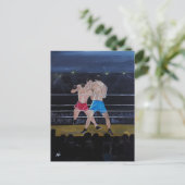 De Boxers Schilderij van Alfred Fox Briefkaart (Staand voorkant)