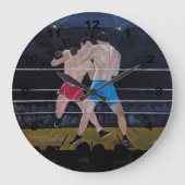De Boxers Schilderij van Alfred Fox Grote Klok (Voorkant)