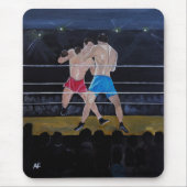 De Boxers Schilderij van Alfred Fox Muismat (Voorkant)