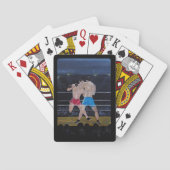 De Boxers Schilderij van Alfred Fox Pokerkaarten (Achterkant)