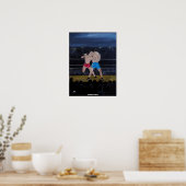 De Boxers Schilderij van Alfred Fox Poster (Keuken)
