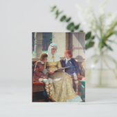 De Boyhood van Alfred de Grote, c. 1913 Briefkaart (Staand voorkant)