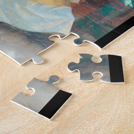 De Boyhood van Alfred de Grote, c. 1913 Legpuzzel (Zijkant)