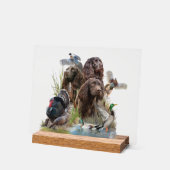 De Boykin Spaniel Acryl Bord (Hoek)
