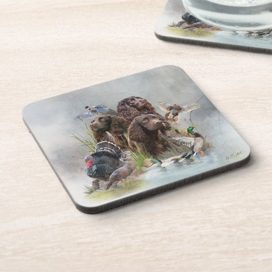 De Boykin Spaniël Bier Onderzetter (Linkerzijde)