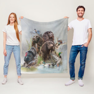 De Boykin Spaniël Fleece Deken