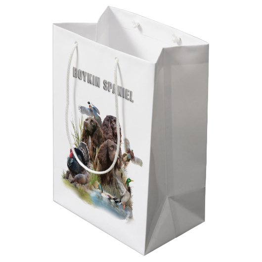 De Boykin Spaniël Medium Cadeauzakje (Achterkant Gekanteld)