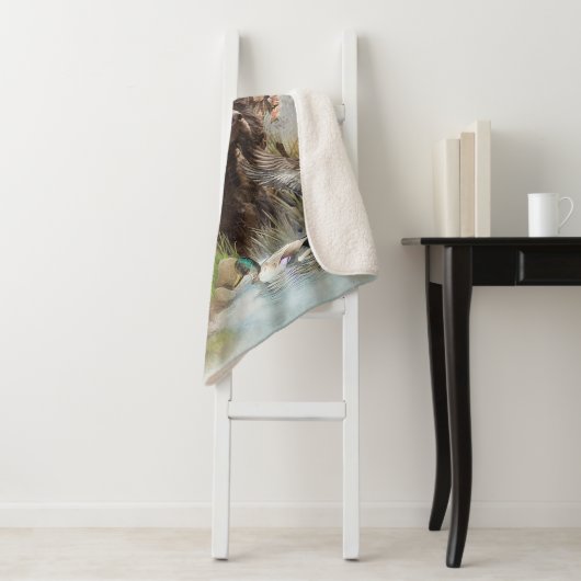 De Boykin Spaniël Sherpa Deken (In situ)