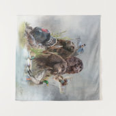 De Boykin Spaniël Wandkleed (Voorkant (horizontaal))