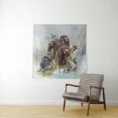 De Boykin Spaniël Wandkleed (In situ)