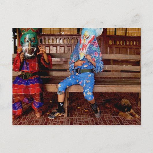 DE BOYS DIE EEN SCHADELIJK Briefkaart WILLEN ZIJN (Voorkant)