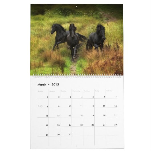 De Boyz-bos - run Wild Kalender (Mar 2015)