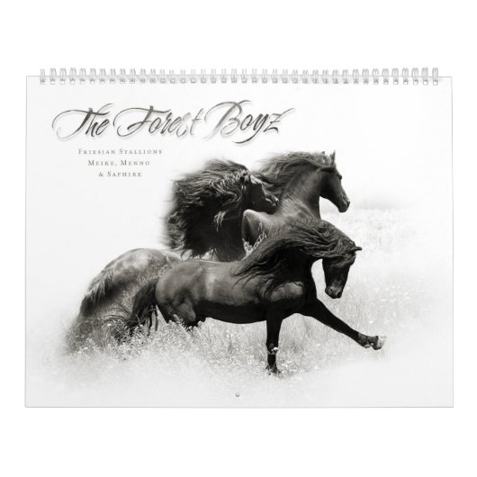 De Boyz-bossen in het wild Kalender (Hoes)