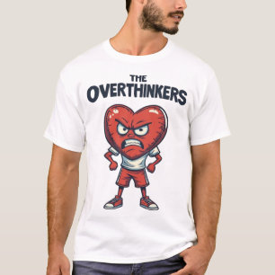 De Boze Hart Cartoon Mascotte Summer van De Overde T-shirt
