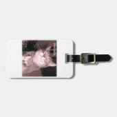 De boze kat zegt verder te gaan met het masterplan bagagelabel (Voorkant horizontaal)