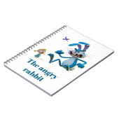 De boze konijn  notitieboek (Linkerzijde)