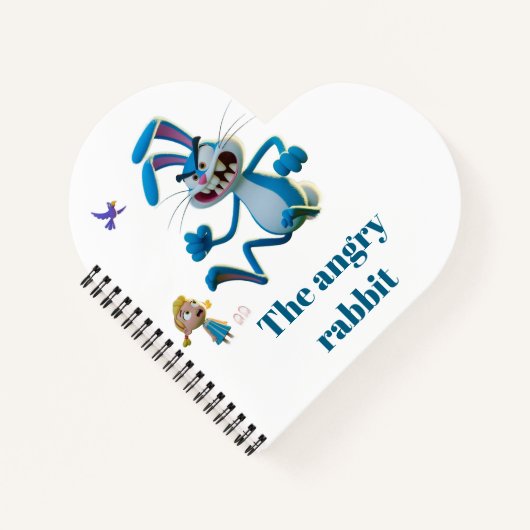 De boze konijn notitieboek (Voorkant)
