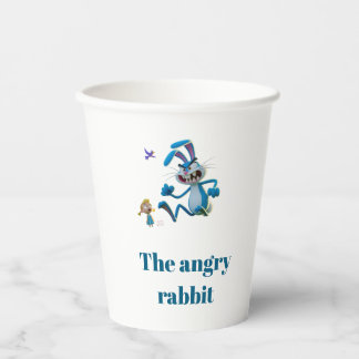 De boze konijn papieren bekers