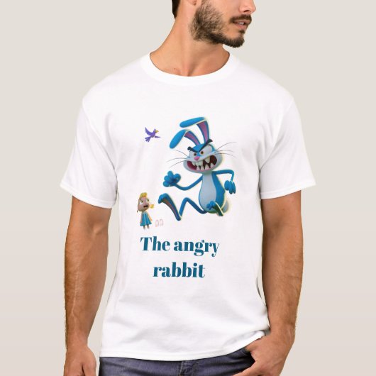 De boze konijn t-shirt (Voorkant)