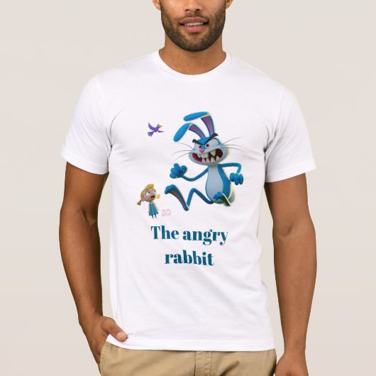 De boze konijn t-shirt (Voorkant)
