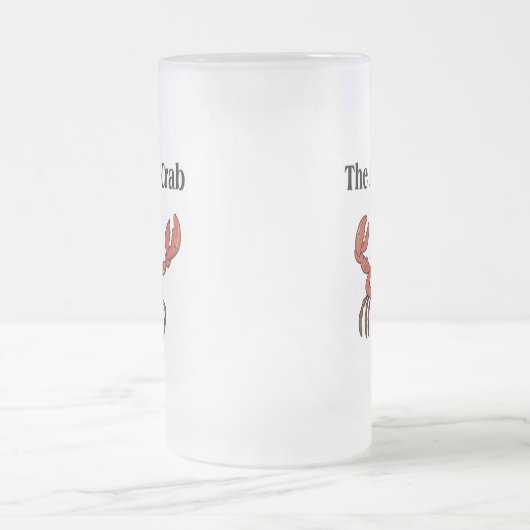 De boze krab matglas bierpul (Center)