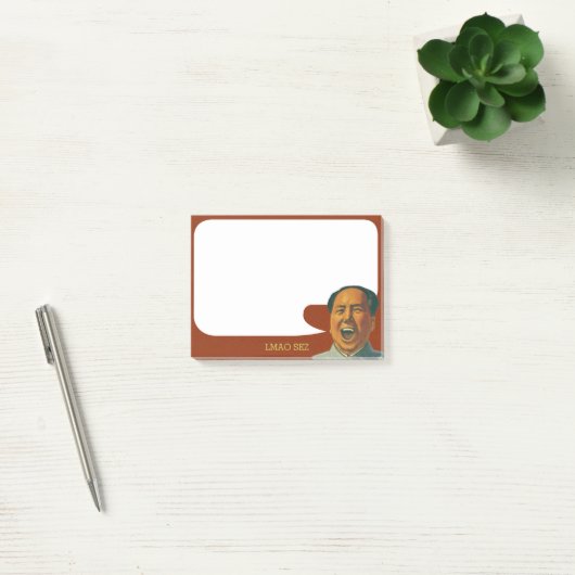 De boze lacht Mao Post Post-it® Notes (Kantoor)