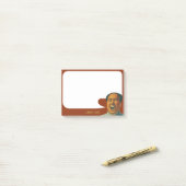 De boze lacht Mao Post Post-it® Notes (Op bureau)