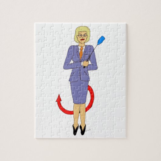 De Boze Leraar Legpuzzel (Verticaal)