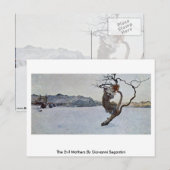 De boze moeders van Giovanni Segantini Briefkaart (Voorkant / Achterkant)
