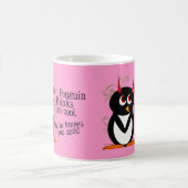 De boze pinguïn die je de Mok opzwelt - Roze! (Center)