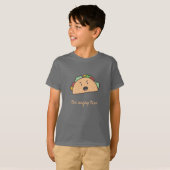 De boze  tekst van Taco Mad Taco Emoji T-shirt (Voorkant volledig)