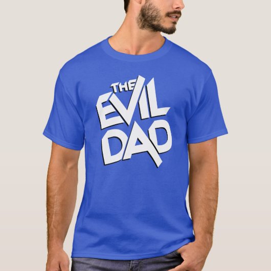 De boze vader (voor Vaderdag) T-shirt (Voorkant)