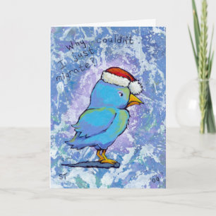 De boze Vogel van de Kerstman migreert 4 het Feestdagen Kaart