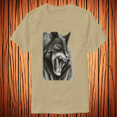 De boze wolf | AI Art. T-shirt