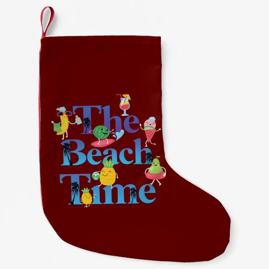 De braadtijd kleine kerstsok (Voorkant)