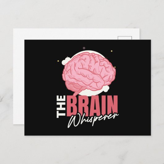 De brain Whisperer Neurology Science Briefkaart (Voorkant / Achterkant)