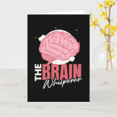 De brain Whisperer Neurology Science Kaart (Gele Bloem)