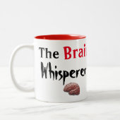 De braindrager tweekleurige koffiemok (Links)